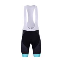 BONAVELO Cyklistické kalhoty krátké s laclem - BORA 2022 - zelená/černá XS