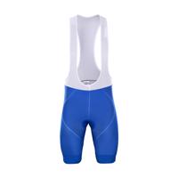 BONAVELO Cyklistické kalhoty krátké s laclem - QUICKSTEP 2020 - modrá L