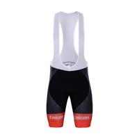 BONAVELO Cyklistické kalhoty krátké s laclem - UAE 2021 - červená/černá/bílá XS