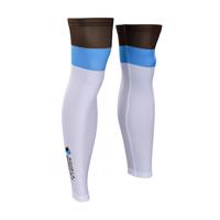 BONAVELO Cyklistické návleky na nohy - AG2R 2020 - bílá/hnědá/modrá S