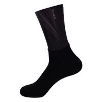 BONAVELO Cyklistické ponožky klasické - MIST - bílá/černá L-XL