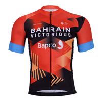 BONAVELO Cyklistický dres s krátkým rukávem - B.VICTORIOUS 2023 - červená/černá 5XL