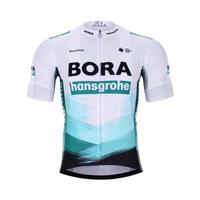 BONAVELO Cyklistický dres s krátkým rukávem - BORA 2021 - černá/bílá/zelená
