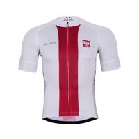 BONAVELO Cyklistický dres s krátkým rukávem - POLAND I. - červená/bílá 5XL