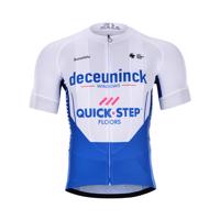 BONAVELO Cyklistický dres s krátkým rukávem - QUICKSTEP 2020 - modrá/bílá L