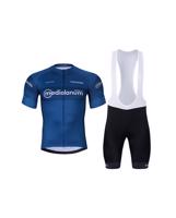 BONAVELO Cyklistický krátký dres a krátké kalhoty - GIRO D´ITALIA - modrá/černá