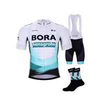 BONAVELO Cyklistický mega set - BORA 2021 - černá/zelená