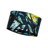 BUFF Cyklistická čelenka - COOLNET UV® WIDE - modrá/žlutá UNI