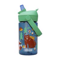 CAMELBAK Cyklistická láhev na vodu - THRIVE FLIP STRAW KIDS 0,4l - zelená/modrá