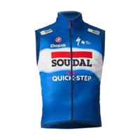 CASTELLI Cyklistická vesta - SOUDAL QUICK-STEP 2024 PRO LIGHT WIND - modrá/bílá/červená M