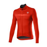 CASTELLI Cyklistická větruodolná bunda - GOCCIA - červená M