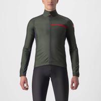 CASTELLI Cyklistická větruodolná bunda - SQUADRA STRECH - zelená 2XL