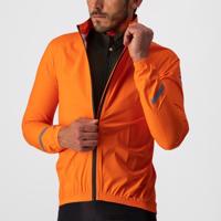 CASTELLI Cyklistická voděodolná pláštěnka - EMERGENCY 2 - oranžová M