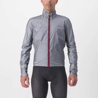 CASTELLI Cyklistická voděodolná pláštěnka - TEMPESTA LITE - šedá 2XL