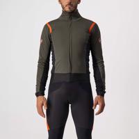 CASTELLI Cyklistická zateplená bunda - ALPHA RoS 2 - zelená 2XL