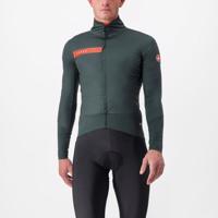 CASTELLI Cyklistická zateplená bunda - BETA RoS - zelená
