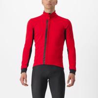 CASTELLI Cyklistická zateplená bunda - ENTRATA - červená 2XL