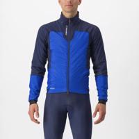 CASTELLI Cyklistická zateplená bunda - FLY TERMAL - modrá M