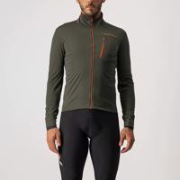 CASTELLI Cyklistická zateplená bunda - GO WINTER - zelená 2XL