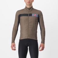 CASTELLI Cyklistická zateplená bunda - MORTIROLO 6S - hnědá M