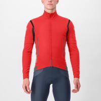 CASTELLI Cyklistická zateplená bunda - PERFETTO RoS 2 CONVERTIBLE - červená 2XL