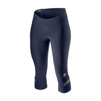 CASTELLI Cyklistické kalhoty 3/4 bez laclu - VELOCISSIMA 2 LADY - modrá/růžová XS