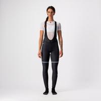 CASTELLI Cyklistické kalhoty dlouhé s laclem - POLARE W - černá XL