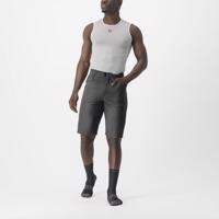 CASTELLI Cyklistické kalhoty krátké bez laclu - UNLIMITED BAGGY - šedá XL