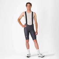 CASTELLI Cyklistické kalhoty krátké s laclem - COMPETIZIONE 2 - šedá L