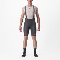 CASTELLI Cyklistické kalhoty krátké s laclem - FREE AERO RC CLASSIC - šedá/růžová