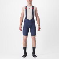 CASTELLI Cyklistické kalhoty krátké s laclem - PREMIO BLACK - modrá XL
