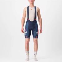 CASTELLI Cyklistické kalhoty krátké s laclem - QUICK-STEP 2023 - modrá