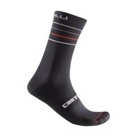CASTELLI Cyklistické ponožky klasické - ENDURANCE 15 - černá 2XL