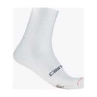 CASTELLI Cyklistické ponožky klasické - ESPRESSO 12 - bílá 2XL