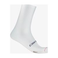 CASTELLI Cyklistické ponožky klasické - ESPRESSO 18 - bílá S-M