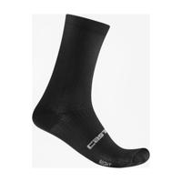 CASTELLI Cyklistické ponožky klasické - ESPRESSO 18 - černá 2XL