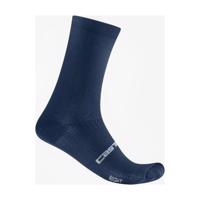 CASTELLI Cyklistické ponožky klasické - ESPRESSO 18 - modrá 2XL