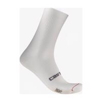 CASTELLI Cyklistické ponožky klasické - ESPRESSO 2 - bílá L-XL