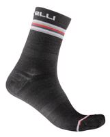CASTELLI Cyklistické ponožky klasické - GO 15 LADY - šedá