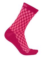 CASTELLI Cyklistické ponožky klasické - SFIDA 13 LADY WINTER - růžová