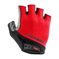 CASTELLI Cyklistické rukavice krátkoprsté - ENTRATA V - červená S
