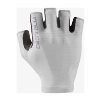 CASTELLI Cyklistické rukavice krátkoprsté - ESPRESSO - bílá S
