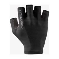 CASTELLI Cyklistické rukavice krátkoprsté - ESPRESSO - černá L