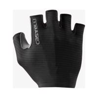 CASTELLI Cyklistické rukavice krátkoprsté - ESPRESSO - černá M