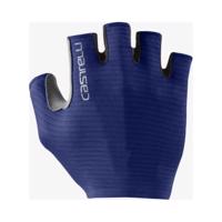 CASTELLI Cyklistické rukavice krátkoprsté - ESPRESSO - modrá 2XL