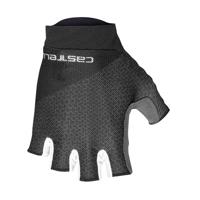 CASTELLI Cyklistické rukavice krátkoprsté - ROUBAIX GEL 2 LADY - černá XS