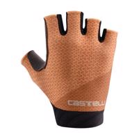 CASTELLI Cyklistické rukavice krátkoprsté - ROUBAIX GEL 2W - oranžová S
