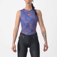 CASTELLI Cyklistické triko bez rukávů - PRO MESH 4 W LADY - modrá S