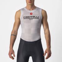CASTELLI Cyklistické triko bez rukávů - PRO MESH BL - šedá XL