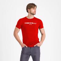 CASTELLI Cyklistické triko s krátkým rukávem - CASTELLI '76 - červená XL